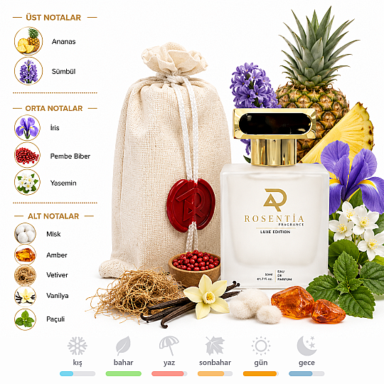Rosentia Luxe Edition LX22 Xerjoff Accento Muadili Unisex Parfüm 50Ml Edp - 1