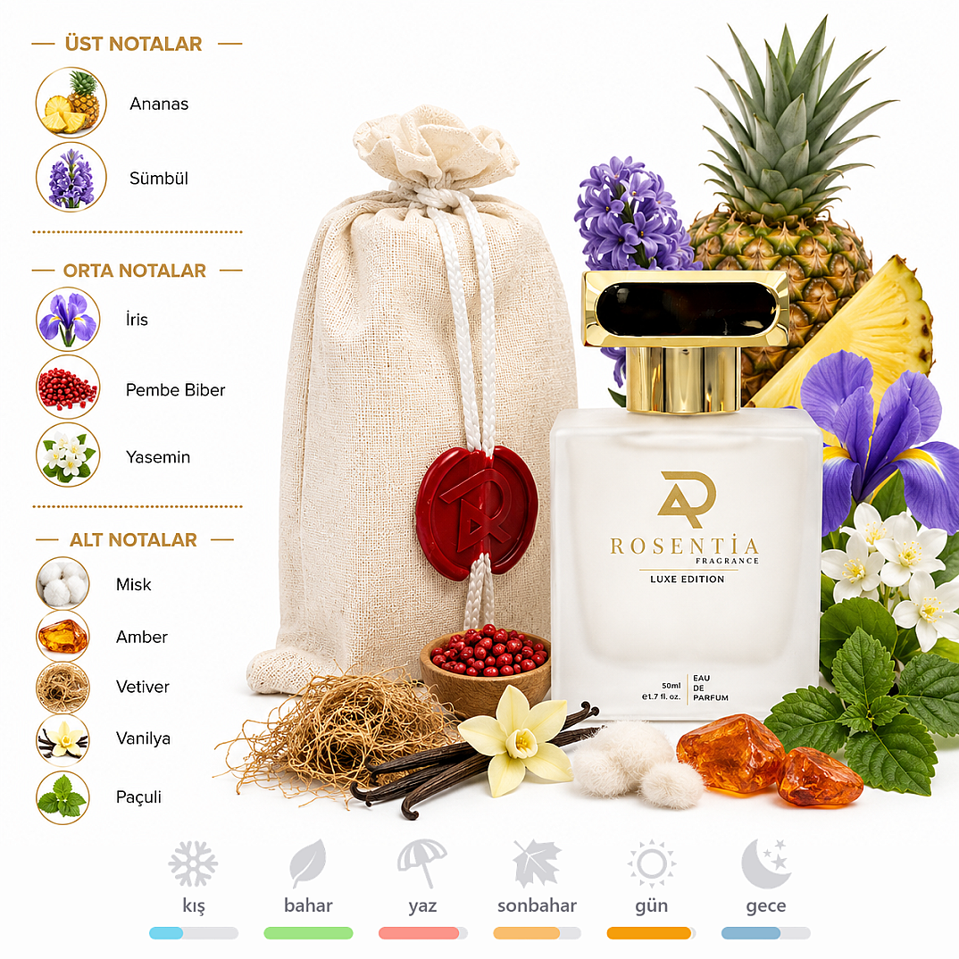 Rosentia Luxe Edition LX22 Xerjoff Accento Muadili Unisex Parfüm 50Ml Edp - 1