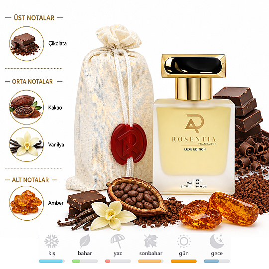 Rosentia Luxe Edition LX24 Chocolate Unisex Parfüm 50Ml Edp