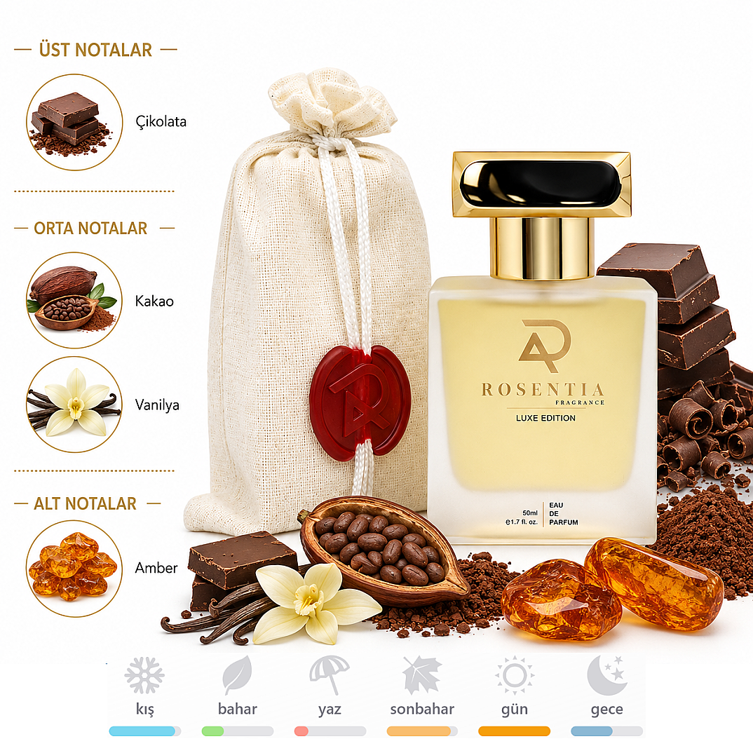 Rosentia Luxe Edition LX24 Chocolate Unisex Parfüm 50Ml Edp - 1